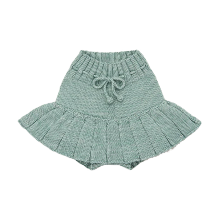 ◆키즈◆키즈 스케이팅 폰드 스커트 세이지그린 K1003W25 315