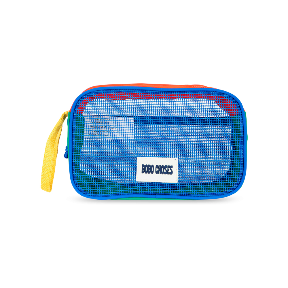 키즈 컬러블록 메쉬 파우치 멀티 B126AI033 991