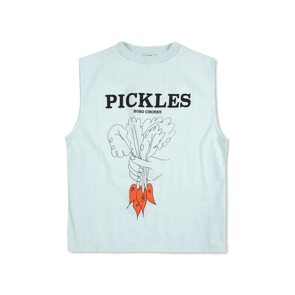 키즈 번치 오브 베지터블 민소매 티셔츠 라이트블루 B126AC025 451