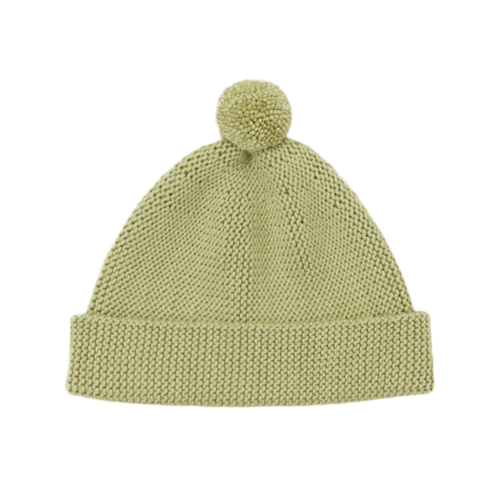 ◆키즈◆키즈 가터 방울 비니 라이트그린 K1079F25 347