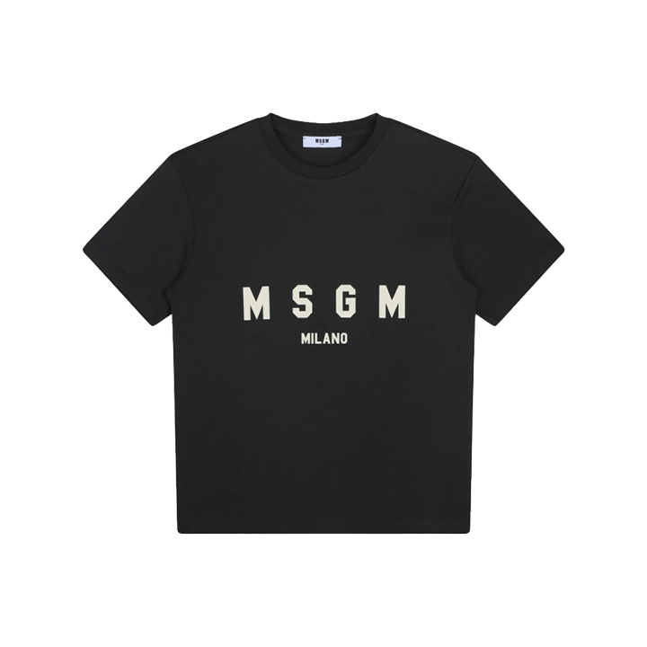 ◆키즈◆여성 로고 프린트 티셔츠 블랙 F4MSJUTH176 103