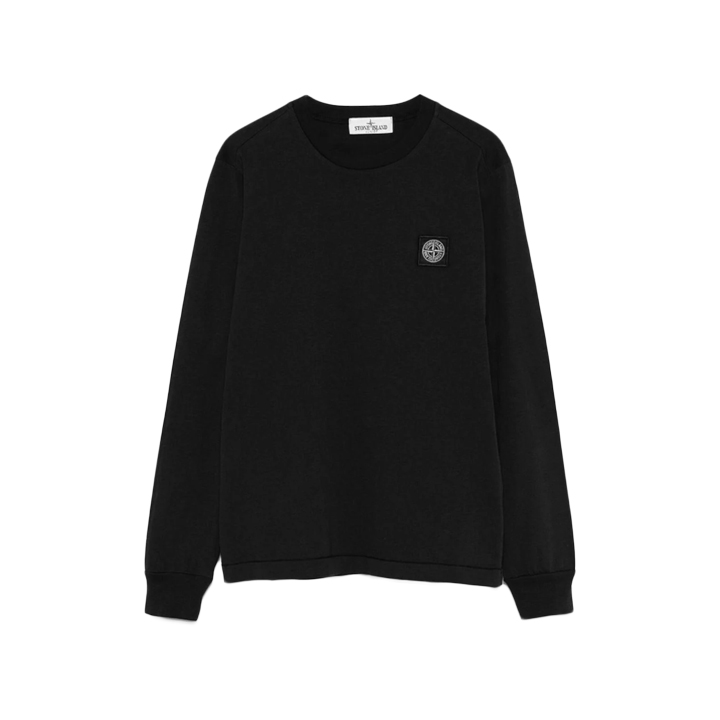 ◆키즈◆키즈 로고 패치 롱슬리브 티셔츠 블랙 K2S16 2100003 S0047 V0029