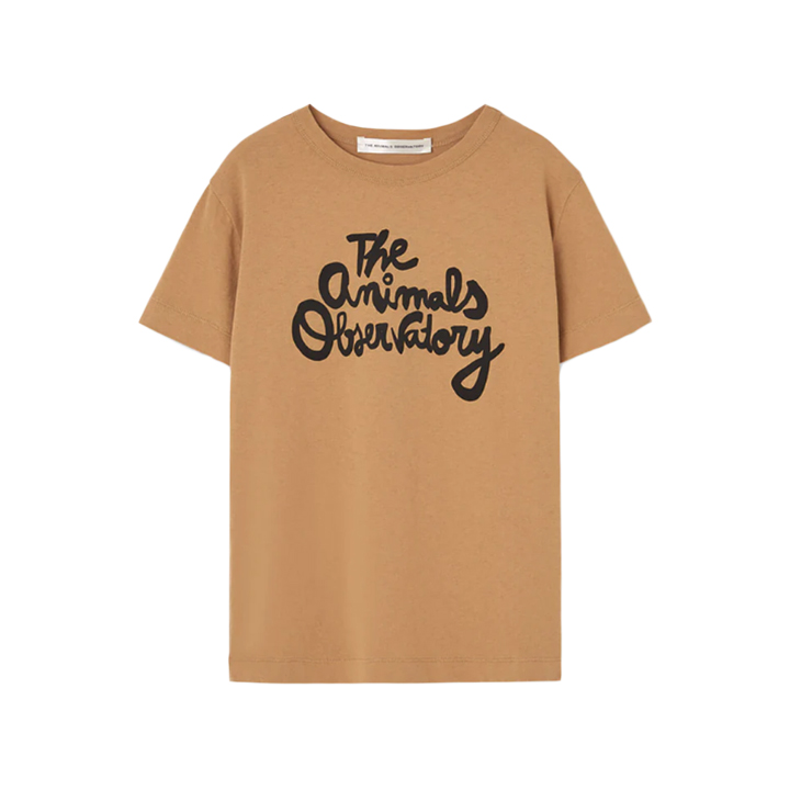◆키즈◆키즈 루스터 반팔 티셔츠 카멜 S26188 035BG