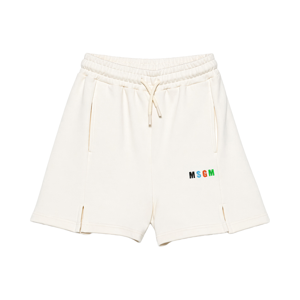 키즈 컬러 로고 버뮤다 팬츠 크림 S6MSJBBE235 013