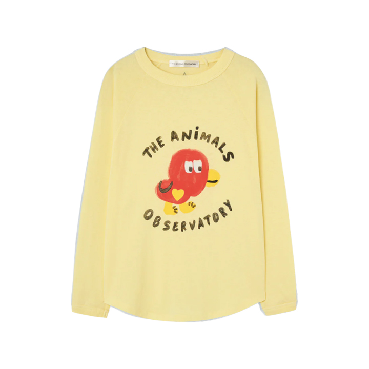 ◆키즈◆키즈 앤티터 롱슬리브 티셔츠 소프트옐로우 S26010 231FD