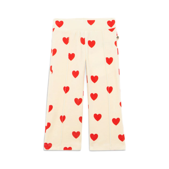 ◆키즈◆키즈 하트 패턴 벨루어 팬츠 화이트 26130136 10