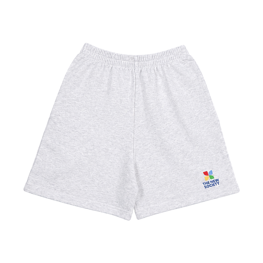 키즈 TNS 로고 밴딩 숏팬츠 라이트그레이 S26AHB1P462 LIGRM