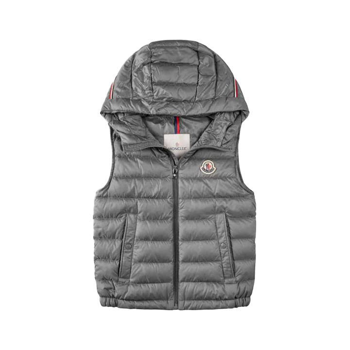 ◆키즈◆여성 유제이 UZAY 로고 패치 후드 경량패딩 자켓 그레이 1A000 07 597YF 905