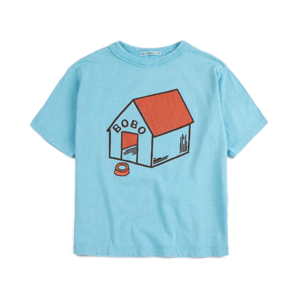 키즈 피클스홈 프린팅 반팔 티셔츠 라이트블루 B126AC015 451
