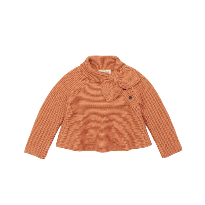 ◆키즈◆키즈 타이드 페플럼 스카우트 풀오버 니트 오렌지 K1171F25 642