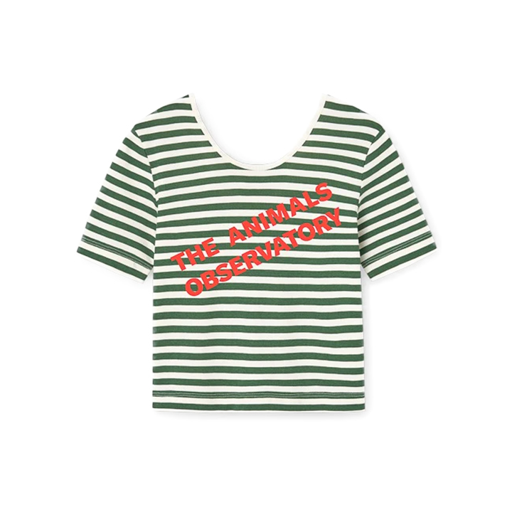 ◆키즈◆키즈 히포 스트라이프 티셔츠 다크가든 S26005 043EV