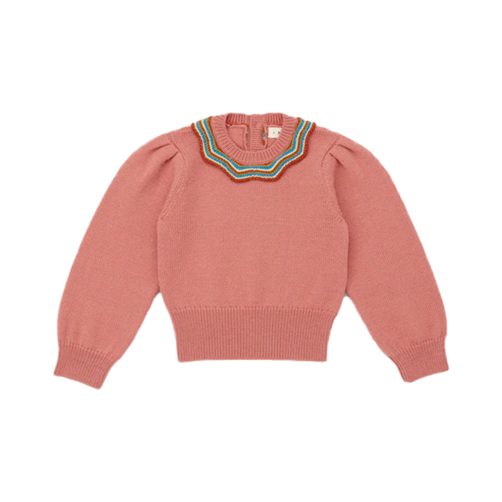 ◆키즈◆키즈 셰브론 엘리자베스 풀오버 니트 로즈우드 K1134F25 641