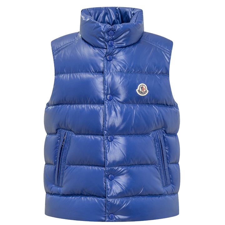 ◆키즈◆24FW 키즈 TIB 로고 패치 패딩 조끼 블루 1A126 20 68950 749