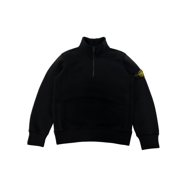 ◆키즈◆여성 와펜 패치 기모 하프집업 맨투맨 블랙 K2S16 6100012 S0A20 V0029