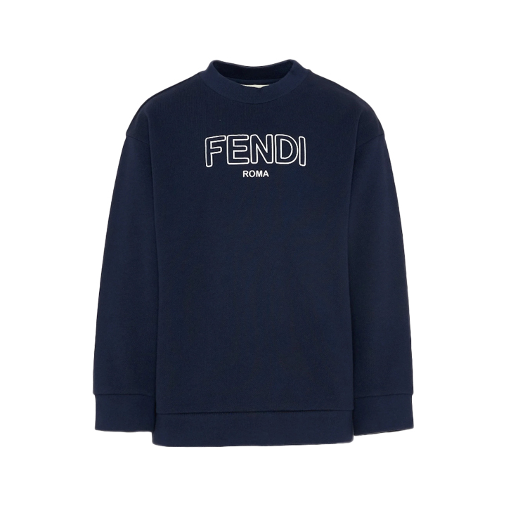 ◆키즈◆키즈 로고 프린트 맨투맨 네이비 JUH108 5V0 F0QG0