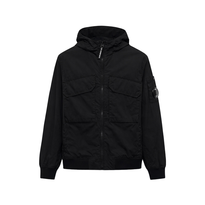 ◆키즈◆여성 렌즈 와펜 크롬-R 후드자켓 블랙 20CKOW099C 00L3C00 999