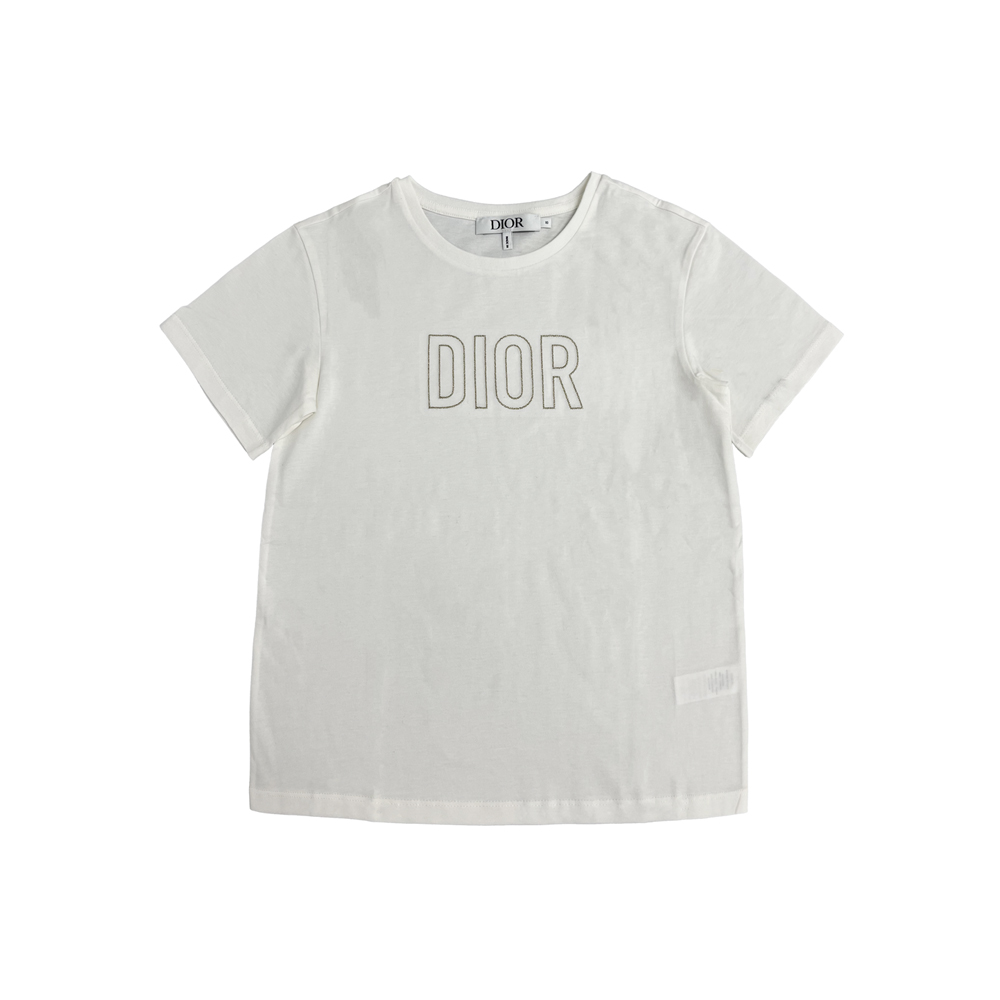 여성 로고 티셔츠 아이보리 6SBM13TEEZ 013