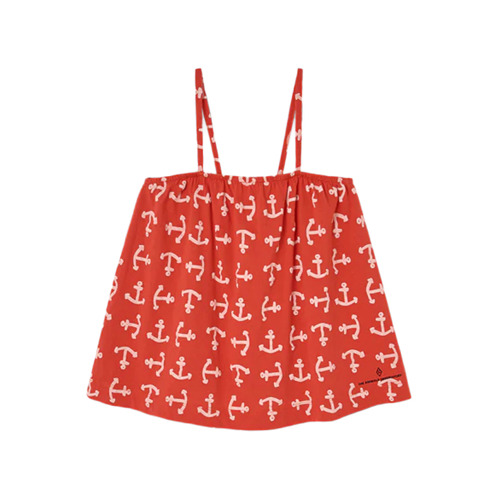 ◆키즈◆키즈 스토크 탱크 탑 레드 S26007 307AT