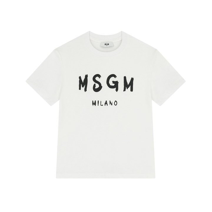 ◆키즈◆키즈 저지 티셔츠 화이트 S6MSJUTH001 001