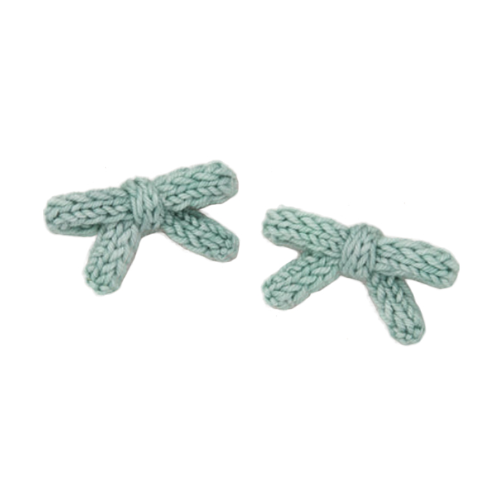 ◆키즈◆키즈 골디 리본 세트 헤어핀 세이지그린 K1041W25 315