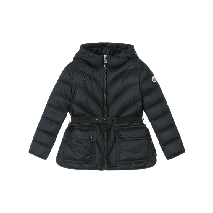 ◆키즈◆여성 아르젠노 ARGENNO 로고 패치 벨티드 패딩자켓 네이비 1A000 30 597YF 778