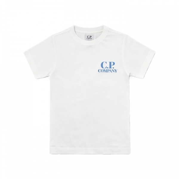 ◆키즈◆여성 모노 로고 세일러 반팔 티셔츠 화이트 20CKTS118C 00LAA17 103