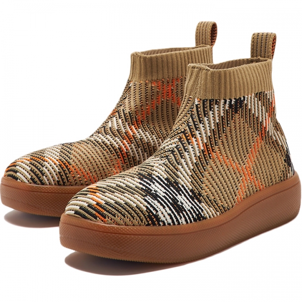 ◆키즈◆25SS 여성 체크 삭스 스니커즈 베이지 8099962