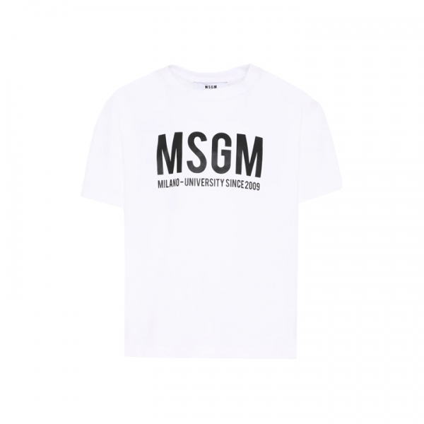 ◆키즈◆여성 저지 티셔츠 화이트 S6MSJUTH051 001