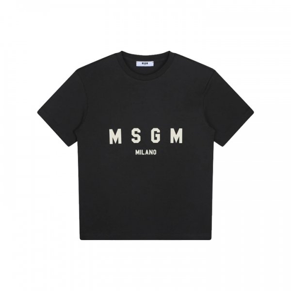 ◆키즈◆키즈 로고 프린트 티셔츠 블랙 F4MSJUTH176 103