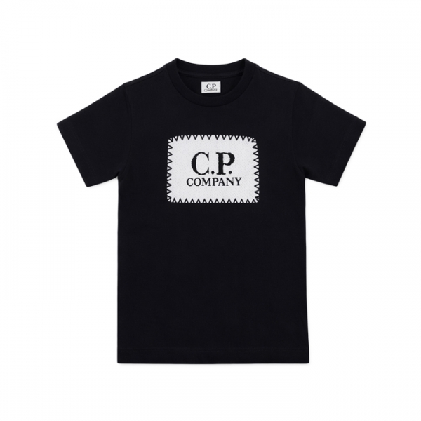 ◆키즈◆여성 로고 라벨 프린팅 반팔 티셔츠 블랙 20CKTS013C 00LAA17 999