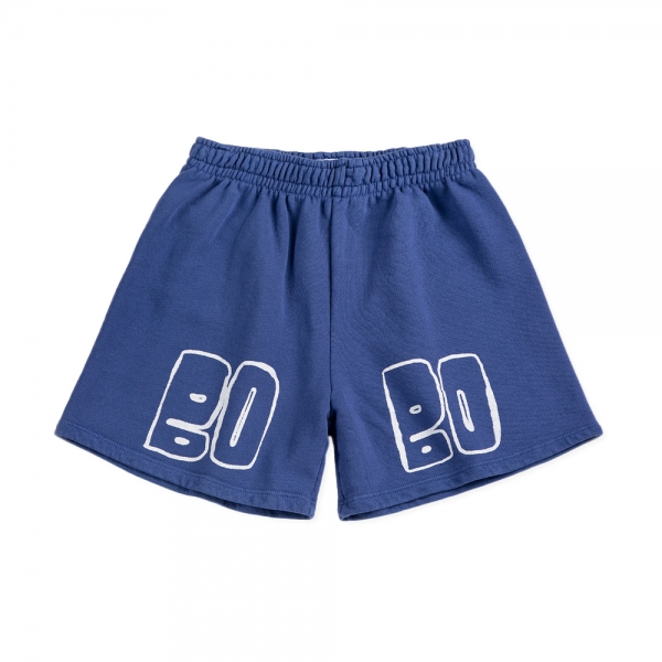 키즈 씬 로고 버뮤다 팬츠 네이비블루 B126AC144 411