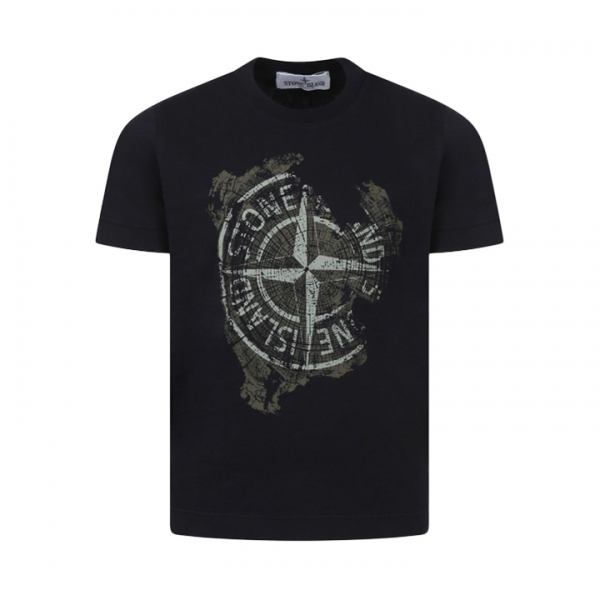 ◆키즈◆키즈 빈티지 프린팅 티셔츠 블랙 K1S16 2100010 S0128 V0029