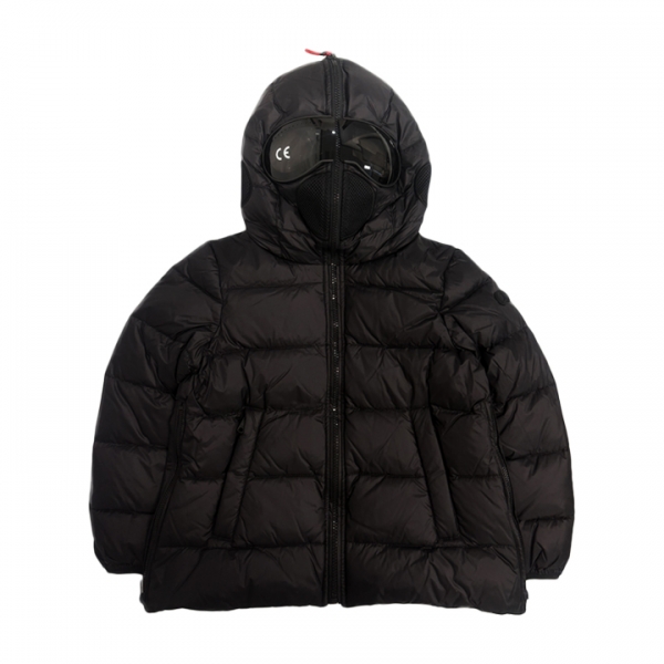 ◆키즈◆키즈 나일론 립스탁 사이드집업 고글패딩 블랙 JG 540B T KJ5 90