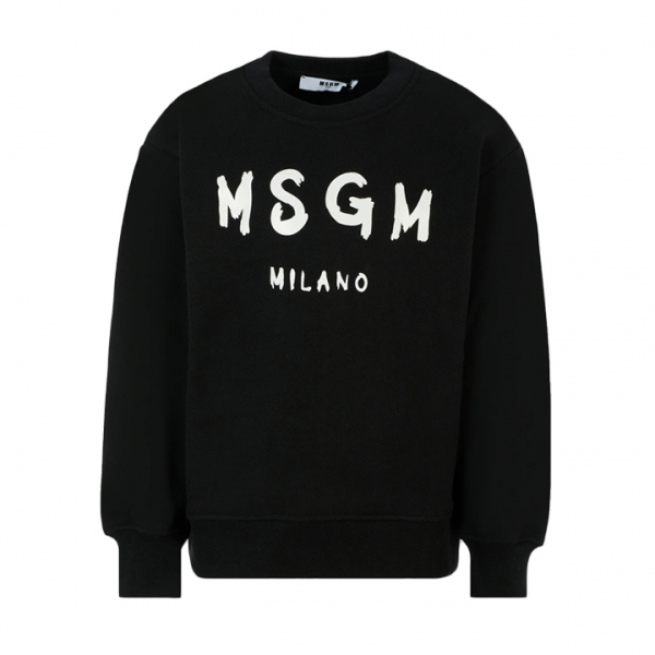 ◆키즈◆25FW 여성 로고 프린트 맨투맨 블랙 F5MSJUSW018 110