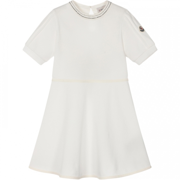 ◆키즈◆25SS 키즈 로고 패치 원피스 화이트 8I000 08 89ALK 034
