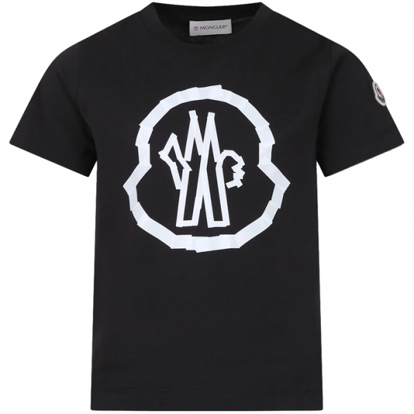 ◆키즈◆24SS 여성 로고 프린팅 티셔츠 블랙 8C000 13 89AFV 999