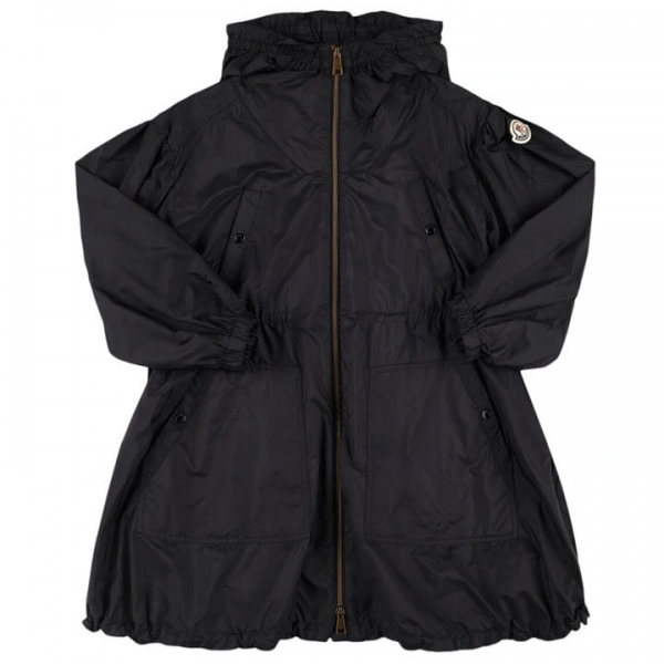 ◆키즈◆25SS 키즈 BESSIE 로고 패치 후드 자켓 블랙 1C000 09 53A5E 999