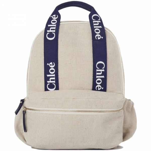 ◆키즈◆25SS 키즈 로고 스트랩 백팩 베이지 C20423 Z40