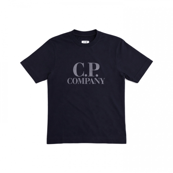 ◆키즈◆키즈 로고 프린팅 반팔 티셔츠 네이비 20CKTS038B 00LAA17 888