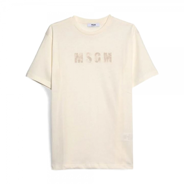 키즈 타이다이 로고 반팔 티셔츠 크림 S6MSJBTH241 013