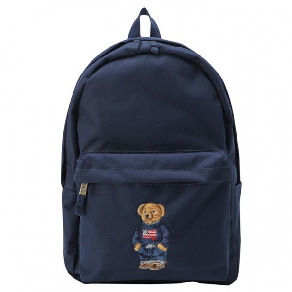 ◆키즈◆25SS 키즈 NEW PORT 테디베어 자수 백팩 네이비 9AR149 BCV