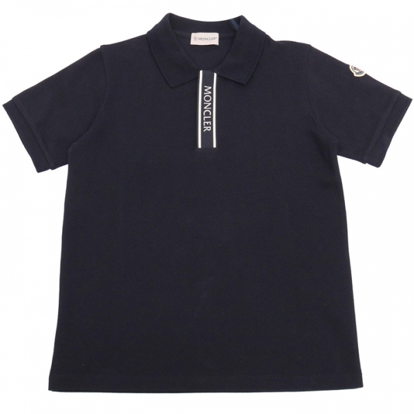 ◆키즈◆25SS 여성 로고 패치 카라 티셔츠 네이비 8A000 07 89ALK 778