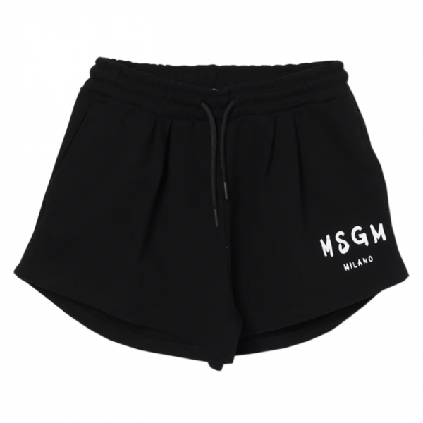 ◆키즈◆25SS 키즈 로고 밴딩 프린트 버뮤다 숏팬츠 블랙 S5MSJGSH092 110