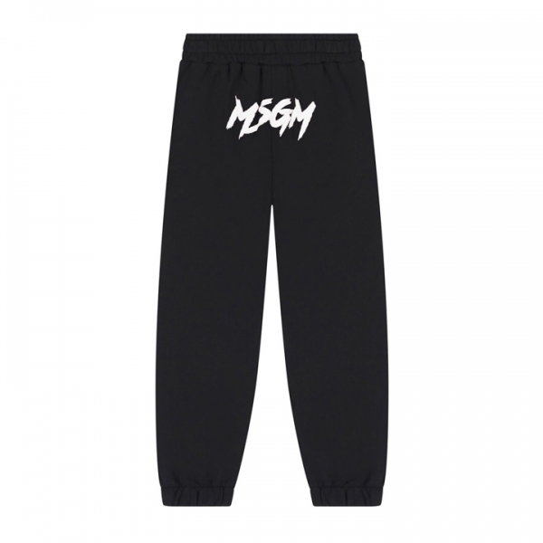 ◆키즈◆25FW 키즈 백 로고 프린트 트레이닝 팬츠 블랙 F5MSJUFP069 11038