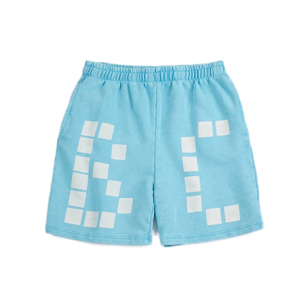 키즈 스퀘어 로고 버뮤다 숏팬츠 라이트블루 B126AC061 451