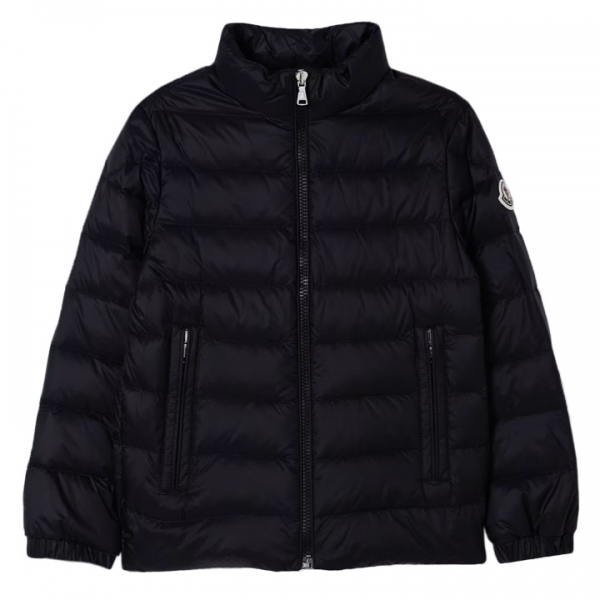 ◆키즈◆25SS 키즈 CLEMENTEL 로고 패치 패딩 자켓 블랙 1A000 79 597YF 999