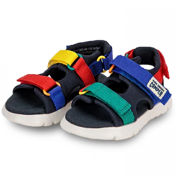 ◆키즈◆25SS X CAMPER 키즈 오루가 블록 샌들 멀티 B125AH023 991