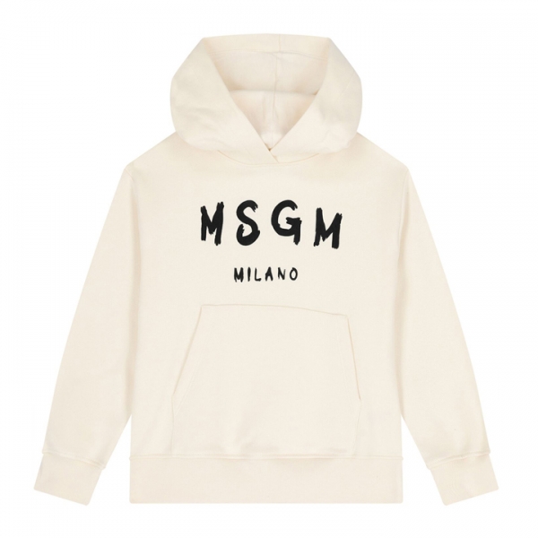 ◆키즈◆25FW 키즈 로고 프린트 후드티 아이보리 F5MSJUHS019 013