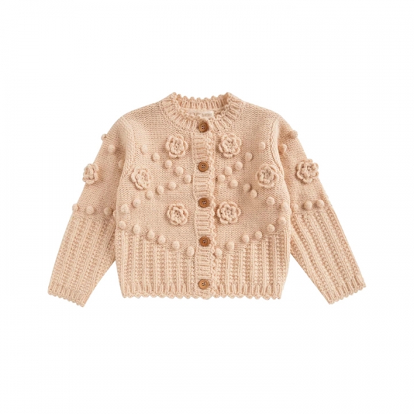 ◆키즈◆25FW 키즈 샌디 가디건 블러쉬 25F_C0009 BLUSH