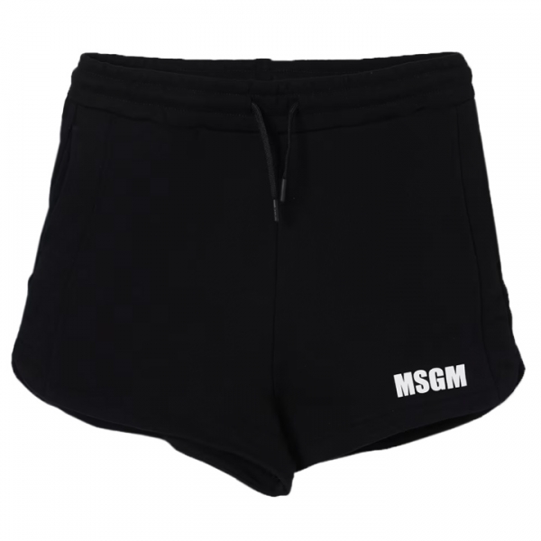 ◆키즈◆25SS 여성 로고 프린팅 코튼 숏팬츠 블랙 S5MSJGSH095 110